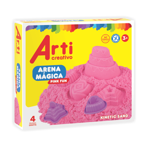 ARENA MÁGICA ARTI CREATIVO PINK FUN