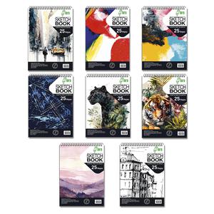 BLOCK DE DIBUJO ANILLADO LORO 25 HOJAS