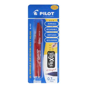 BOLÍGRAFO PILOT FRIXION BLFR7 ROJO + REPUESTO