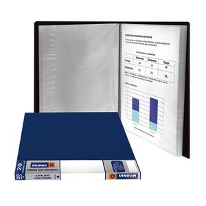 CARPETA PARA PRECIO VINIFAN A4 AZUL X 20 FUNDAS