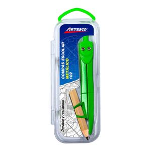 COMPÁS ESCOLAR ARTESCO M102 METÁLICO