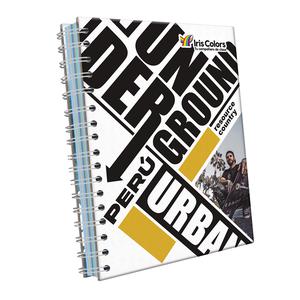 CUADERNO CUADRICULADO ANILLADO IRIS COLOR A4 DISEÑO HOMBRE SURTIDO 170 HOJAS