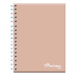 CUADERNO CUADRICULADO ANILLADO IRIS COLOR A4 CAOBA TAPA DURA