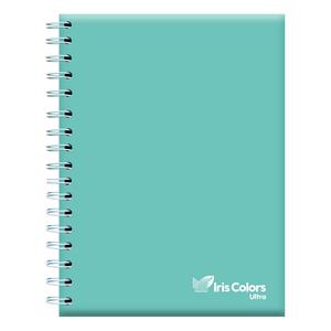 CUADERNO CUADRICULADO ANILLADO IRIS COLOR A4 JADE TAPA DURA