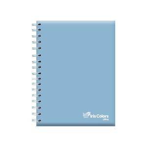CUADERNO CUADRICULADO ANILLADO IRIS COLOR A5 ACERO TAPA DURA