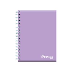 CUADERNO CUADRICULADO ANILLADO IRIS COLOR A5 LILA TAPA DURA