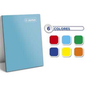 CUADERNO CUADRICULADO JUSTUS A5 SURTIDO 80 HOJAS