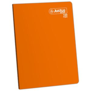 CUADERNO CUADRICULADO MAX DELUXE JUSTUS A4 NARANJA 100 HOJAS