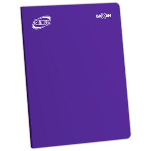 CUADERNO CUADRICULADO DELUXE COLLEGE BAKAN A4 MORADO 80 HOJAS