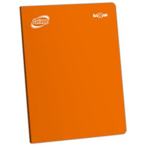CUADERNO CUADRICULADO DELUXE COLLEGE BAKAN A4 NARANJA 80 HOJAS