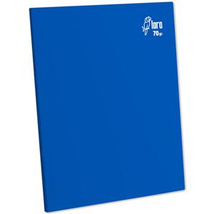 CUADERNO RAYADO DELUXE LORO A4 70GR AZUL 80 HOJAS