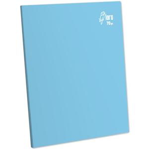 CUADERNO RAYADO DELUXE LORO A4 70GR CELESTE 80 HOJAS