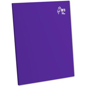 CUADERNO TRIPLE RENGLÓN DELUXE LORO A4 70 GR MORADO 80 HOJAS