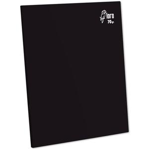 CUADERNO TRIPLE RENGLÓN DELUXE LORO A4 70 GR NEGRO 80 HOJAS