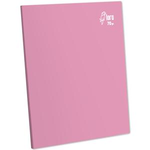 CUADERNO TRIPLE RENGLÓN DELUXE LORO A4 70 GR ROSADO 80 HOJAS