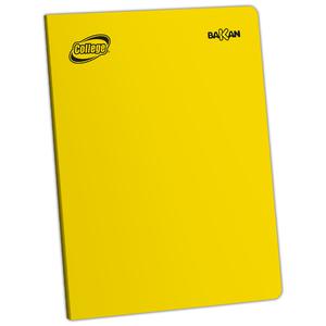 CUADERNO CUADRICULADO DELUXE COLLEGE BAKAN A4 AMARILLO 80 HOJAS