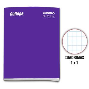 CUADERNO CUADRIMAX DELUXE COLLEGE A4 COSIDO MORADO 80 HOJAS