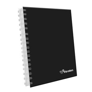 CUADERNO RAYADO ANILLADO IRIS COLOR A4 SURTIDO 100 HOJAS
