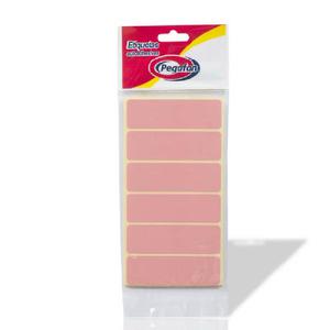 ETIQUETA ADHESIVA PEGAFAN FILE 2476 ROSADO SOBRE X 100 UND
