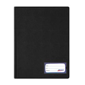 FOLDER ARTESCO A4 NEGRO DOBLE TAPA CON GUSANO
