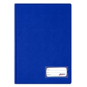 FOLDER ARTESCO OFICIO AZUL DOBLE TAPA CON GUSANO