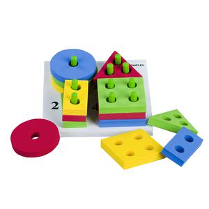 JUEGO DIDÁCTICO EVAFLEX FIGURAS GEOMÉTRICAS X 4 PIEZAS