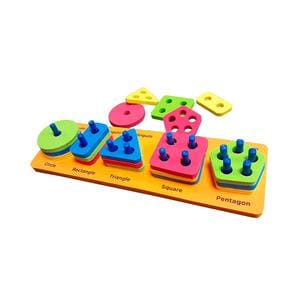 JUEGO DIDÁCTICO EVAFLEX FIGURAS GEOMÉTRICAS X 5 PIEZAS