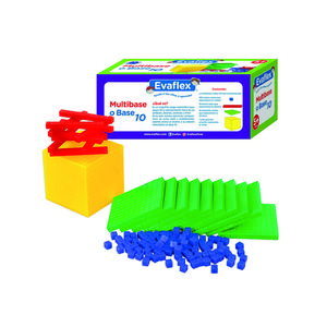 JUEGO DIDÁCTICO EVAFLEX MULTIBASE BASE 10 CAJA