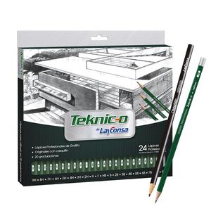 LÁPIZ TÉCNICO LAYCONSA TEKNIC-O CAJA X 24 UND