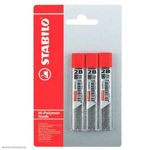 MINAS 0.5 MM 2B STABILO BLÍSTER X 3 UND
