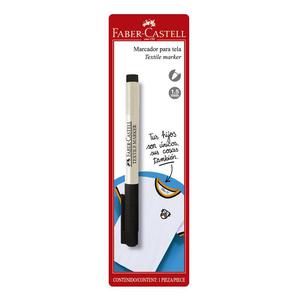 PLUMÓN PARA TELA FABER CASTELL NEGRO X 1 UND