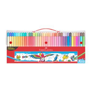 PLUMÓN DELGADO FABER CASTELL FIESTA MALETÍN X 72 UND