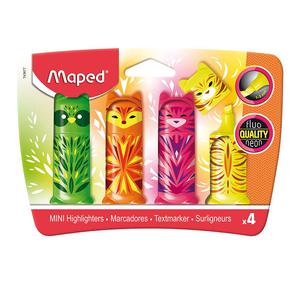 MINI RESALTADOR MAPED FRIENDS X 4 UND