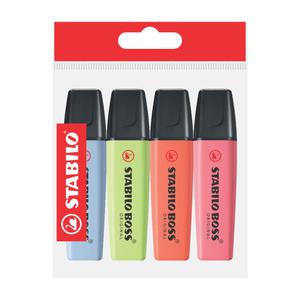 RESALTADOR STABILO BOSS TROPICAL X 4 UND