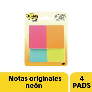 NOTAS ADHESIVAS 3M POST-IT 35 X 47 MM MULTICOLOR 200 HOJAS