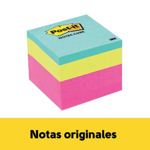 NOTAS ADHESIVAS 3M POST-IT 47.6 X 47.6 MM COLORES NEÓN MULTICOLOR 400 HOJAS