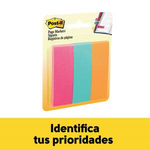 BANDERITAS ADHESIVAS 3M POST-IT 22 X 73 MM MULTICOLOR 150 HOJAS