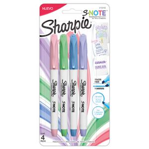 RESALTADOR SHARPIE NOTE PASTEL X 4