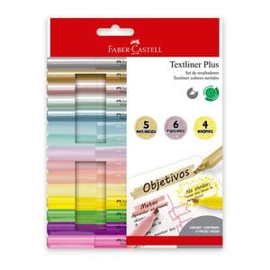 RESALTADOR FABER CASTELL TEXTLINER PLUS X 15 UND