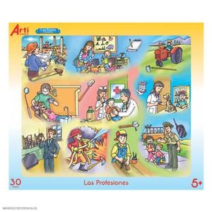 ROMPECABEZAS ARTI CREATIVO LAS PROFESIONES 30 PIEZAS