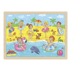 ROMPECABEZAS DE MADERA ARTI CREATIVO VERANEANDO X 48 PIEZAS