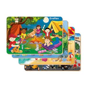 ROMPECABEZAS DE MADERA EVAFLEX DISEÑOS MIX SURTIDO X 20 PIEZAS