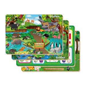 ROMPECABEZAS DE MADERA EVAFLEX DISEÑOS MIX SURTIDO X 30 PIEZAS