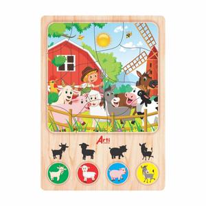 ROMPECABEZAS ARTI CREATIVO ENCAJE GRANJERITO 17 PIEZAS