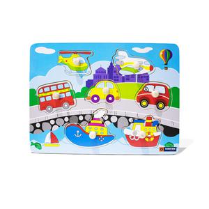 ROMPECABEZAS VINIFAN ENCAJE TRANSPORTE CON PIN 7 PIEZAS