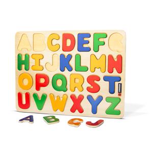 ROMPECABEZAS VINIFAN ENCAJE ABECEDARIO CON RELIEVE 26 PIEZAS