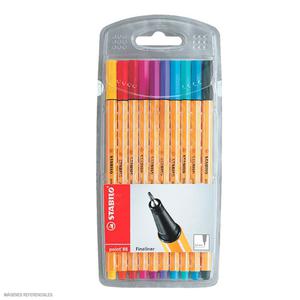 ROTULADOR STABILO EXTRAFINO 88 PASTEL FANCY ESTUCHE X 10 UND