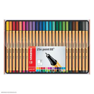 ROTULADOR STABILO EXTRAFINO 88 ESTUCHE X 25 UND
