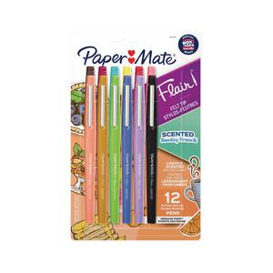 ROTULADOR PAPERMATE SHARPIE FLAIR CON AROMA X 12 UND