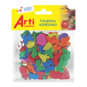 STICKERS ARTI CREATIVO ABC Y NÚMEROS X 170 UND